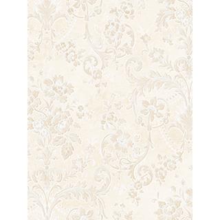 Seabrook Designs CM11301 Camille Acrylic Coated Damasks Wallpaper